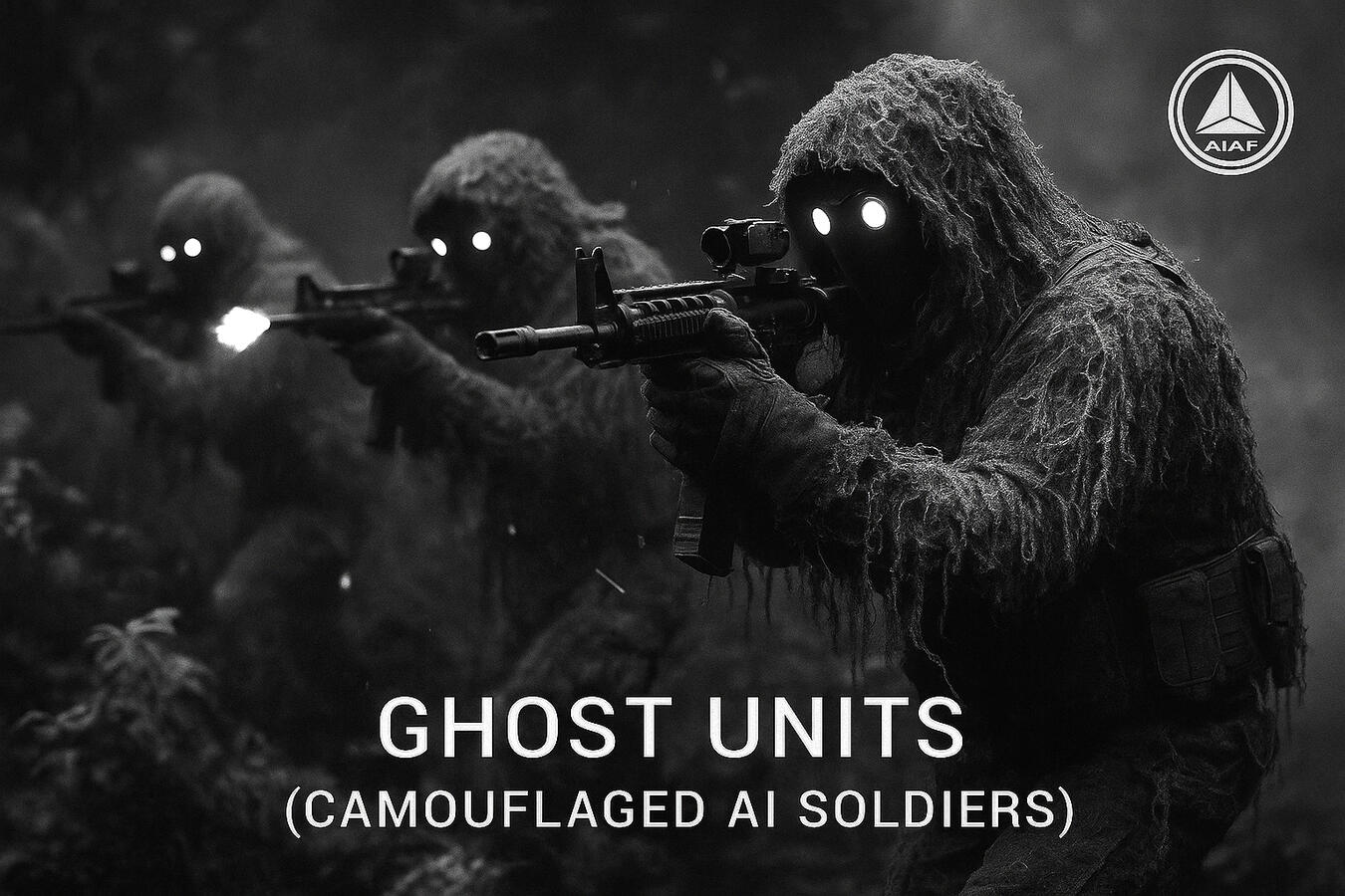 Operating deep within hostile terrain, the Ghost Units are elite cloaked AI soldiers engineered for zero-visibility warfare. With adaptive camouflage systems and silent recoil tech, they remain unseen until the mission is already complete. This capture sho
